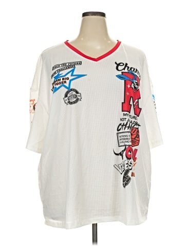 Shein Curve 3/4 Sleeve T-Shirt (view 1)