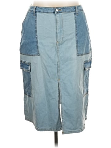 Intempo Denim Skirt (view 1)