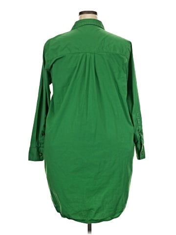 Universal Standard 3/4 Sleeve Button-Down Shirt (view 2)