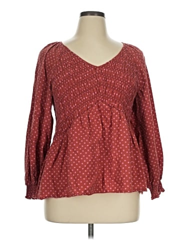 Ava & Viv 3/4 Sleeve Blouse (view 1)