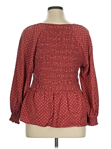 Ava & Viv 3/4 Sleeve Blouse (view 2)
