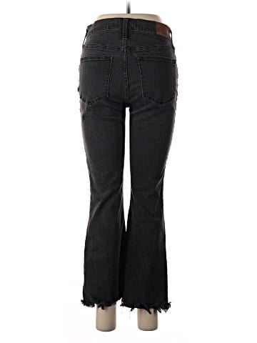 Madewell Cali Demi-Boot Jeans in Berkeley Black: Chewed-Hem Edition (view 2)
