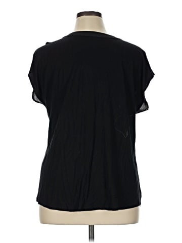 INC International Concepts Short Sleeve Blouse (view 2)