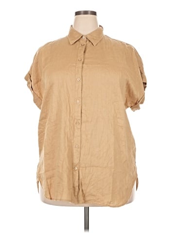 Lauren by Ralph Lauren Short Sleeve Button-Down Shirt (view 1)