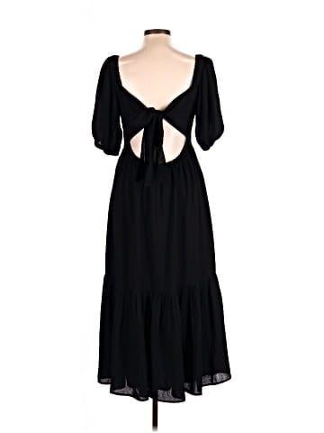 Madewell Crinkle Tie-Back Midi Dress (view 2)