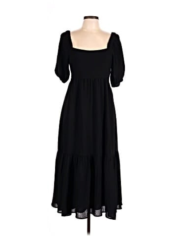 Madewell Crinkle Tie-Back Midi Dress (view 1)