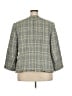 Kasper 100% Polyester Tweed Gray Coat Size 18W - photo 2