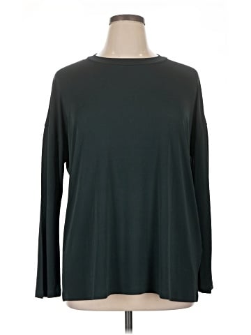 Eileen Fisher Long Sleeve Silk Top (view 1)