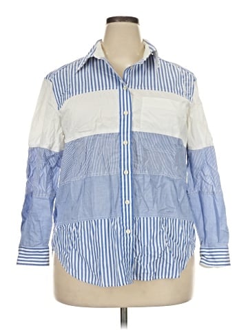 Jones New York Sport 3/4 Sleeve Button-Down Shirt (view 1)
