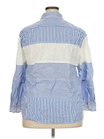 Jones New York Sport 3/4 Sleeve Button-Down Shirt (view 2)