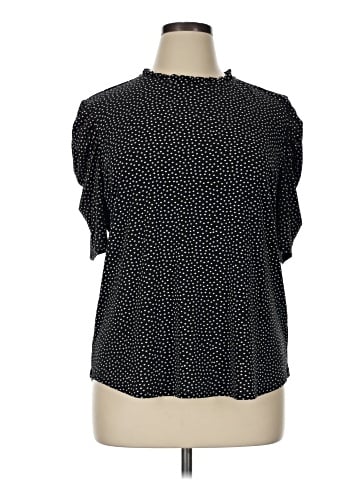 Adrianna Papell Short Sleeve Blouse (view 1)