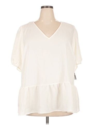 Nine West Short Sleeve Blouse (view 1)