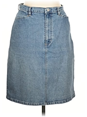 Gloria Vanderbilt Denim Skirt (view 1)