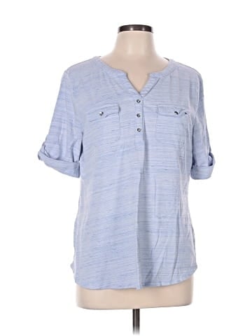 Croft & Barrow 3/4 Sleeve Button-Down Shirt (view 1)