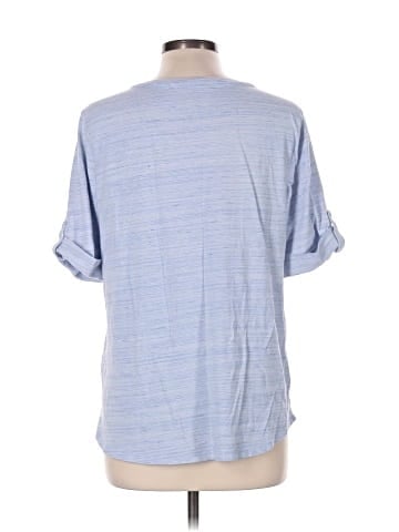 Croft & Barrow 3/4 Sleeve Button-Down Shirt (view 2)