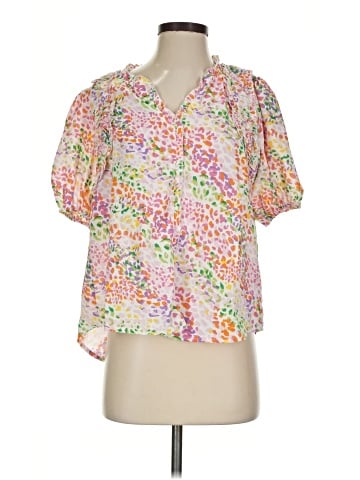 Umgee Short Sleeve Blouse (view 1)
