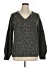 Ann Taylor LOFT Tweed Green Pullover Sweater Size XL - photo 1