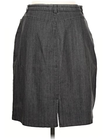 Gloria Vanderbilt Denim Skirt (view 2)