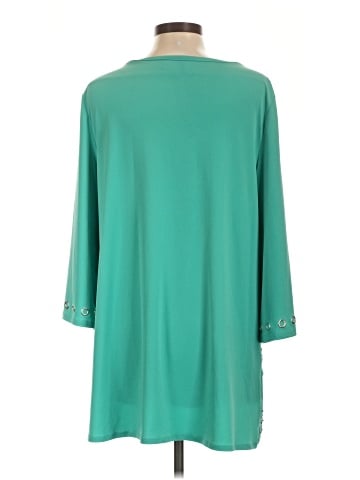JM Collection 3/4 Sleeve T-Shirt (view 2)