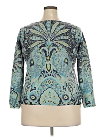 Talbots 3/4 Sleeve Top (view 2)