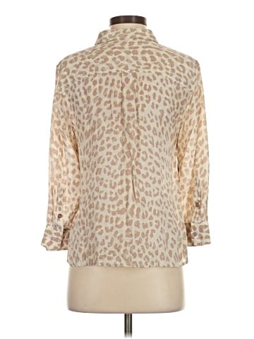 Equipment 3/4 Sleeve Silk Top (view 2)