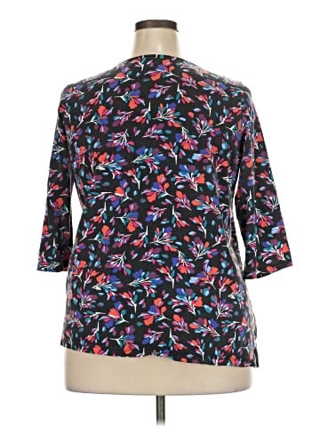 Woman Within 3/4 Sleeve T-Shirt (view 2)