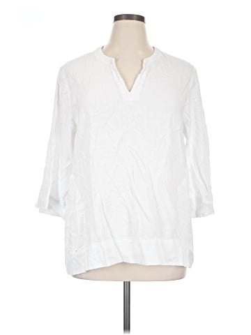 Lands' End 3/4 Sleeve Blouse (view 1)
