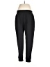 Garnet Hill Solid Black Active Pants Size L - photo 2