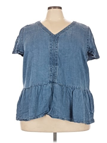 Ann Taylor LOFT Short Sleeve Blouse (view 1)