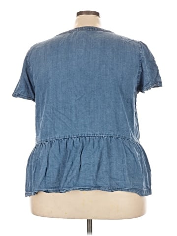 Ann Taylor LOFT Short Sleeve Blouse (view 2)