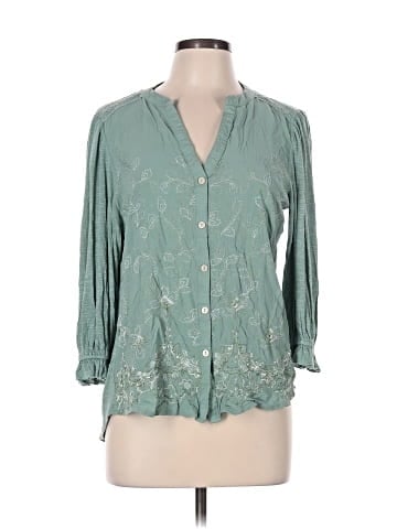Democracy 3/4 Sleeve Blouse (view 1)