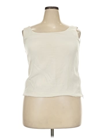 Lafayette 148 New York Sleeveless Silk Top (view 1)