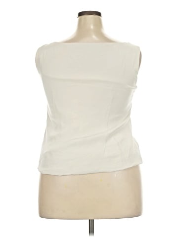 Lafayette 148 New York Sleeveless Silk Top (view 2)