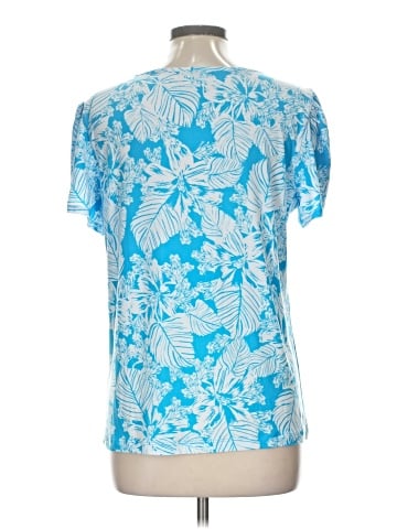 AK Anne Klein Short Sleeve Blouse (view 2)