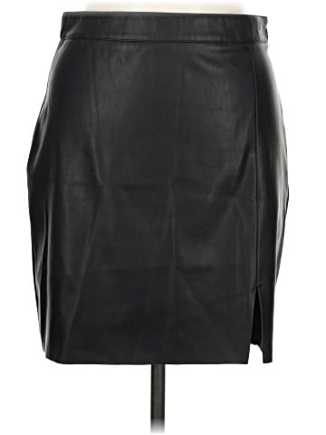 Anika Teller X NA-KD Faux Leather Skirt (view 1)
