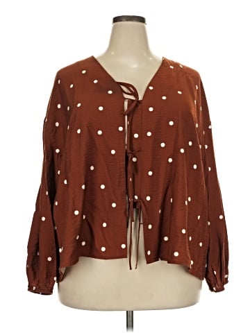 Lane Bryant Long Sleeve Blouse (view 1)