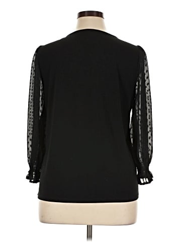 Adrianna Papell Long Sleeve Blouse (view 2)