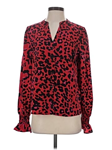DKNY Long Sleeve Blouse (view 1)