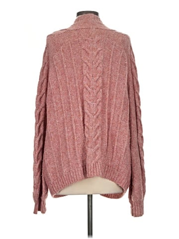 Madewell Bubble-Sleeve Cableknit Cardigan Sweater (view 2)