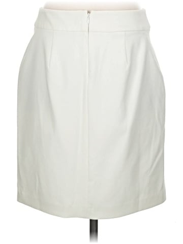 White House Black Market Faux Leather Skirt (view 2)