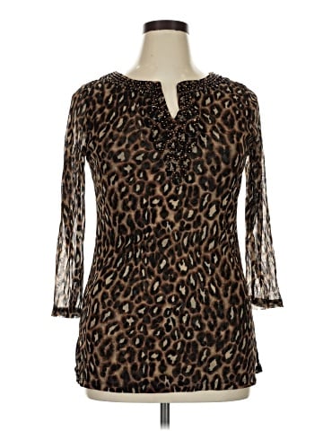 INC International Concepts 3/4 Sleeve Blouse (view 1)
