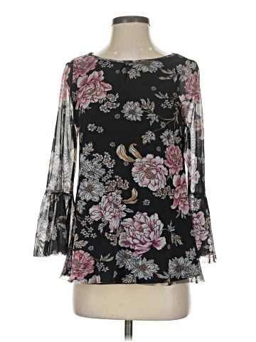 Linda Matthews 3/4 Sleeve Blouse (view 1)
