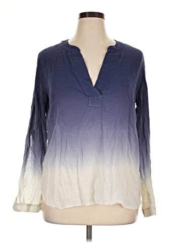 Diane von Furstenberg Long Sleeve Blouse (view 1)