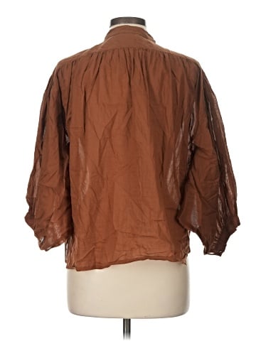 Rebecca Taylor 3/4 Sleeve Button-Down Shirt (view 2)