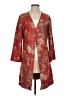 Solitaire 100% Polyester Red Cardigan Size S - photo 1