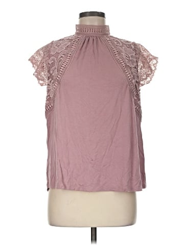 Cable & Gauge Short Sleeve Blouse (view 1)