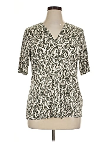 Dana Buchman Short Sleeve Blouse (view 1)