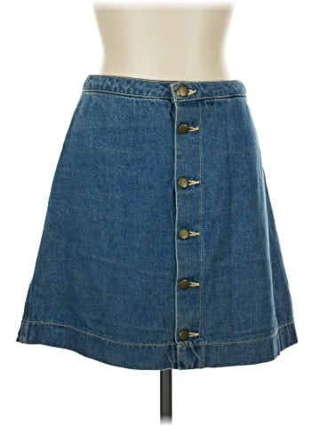 American Apparel Denim Skirt (view 1)