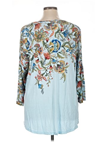 JM Collection 3/4 Sleeve T-Shirt (view 2)