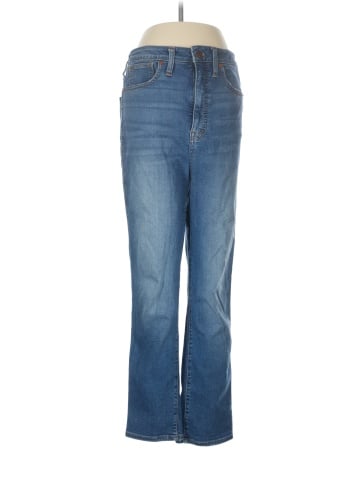 Madewell Curvy Stovepipe Jeans in Dearham Wash (view 1)
